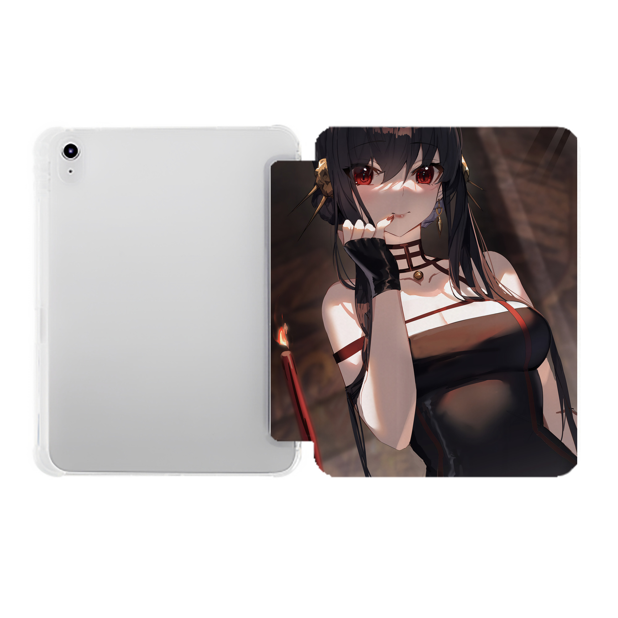 （画像用） SPY×FAMILY间谍家家酒 IPad ケース ペン収納付き 三つ折りスタンド PUレザー×シリコン 対応機種9.5/10.5/10.9インチ